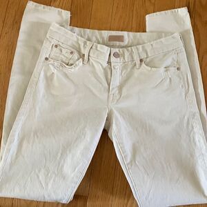 Mother the Looker‎ Cream Ankle Jeans women’s size 27
